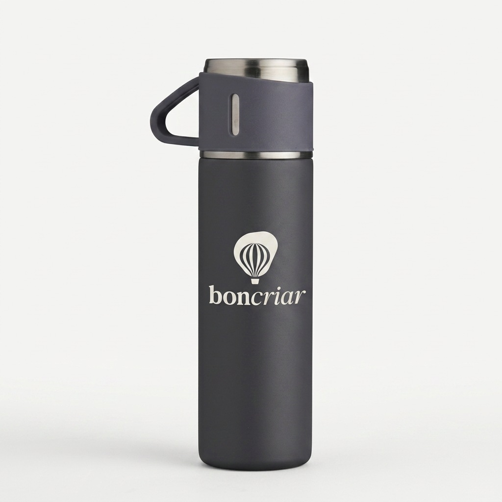 Garrafa térmica com caneca